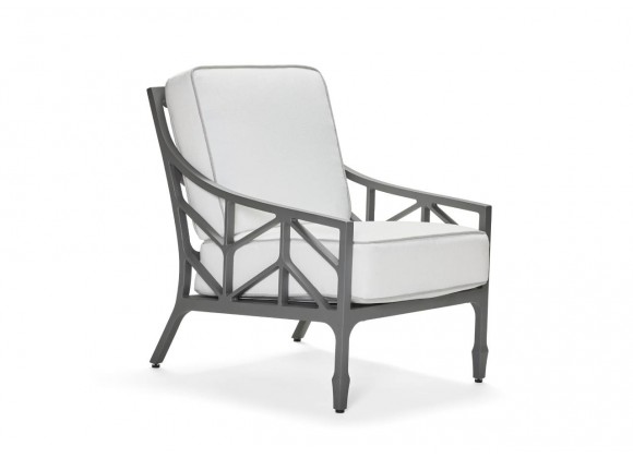 Woodard Alberti Lounge Chair - Angled and Close-Up