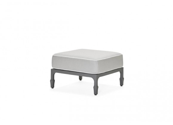 Woodard Alberti Ottoman - Angled Close-up