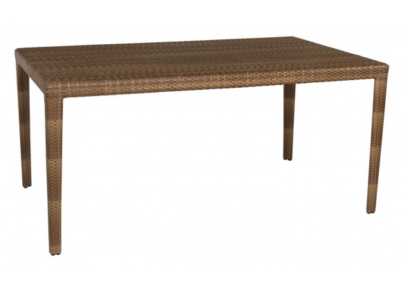 Woodard Et Cetera Miami 39" x 63" Rectangular Dining Table in Mocha