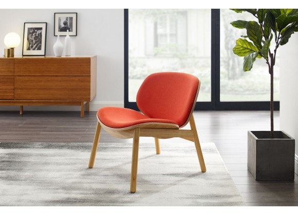 Greenington Danica Lounge Chair Wheat-Red - Lifestyle
