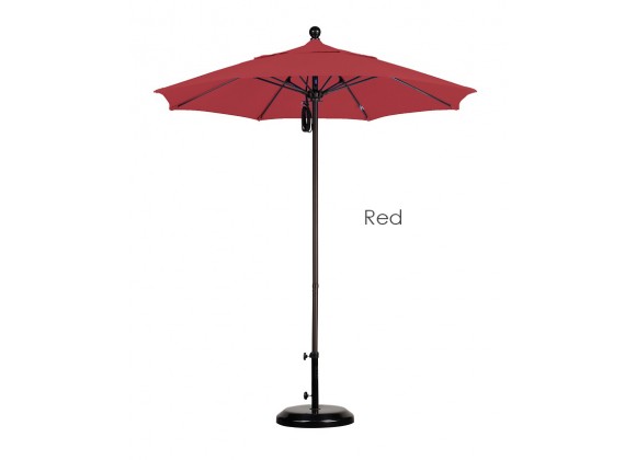 California Umbrella 7.5' Fiberglass Market Umbrella PO DVent Bronze - Pacifica
