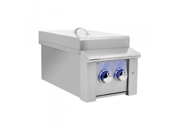 Summerset Grills Alturi Double Side Burner - Angled and Closed