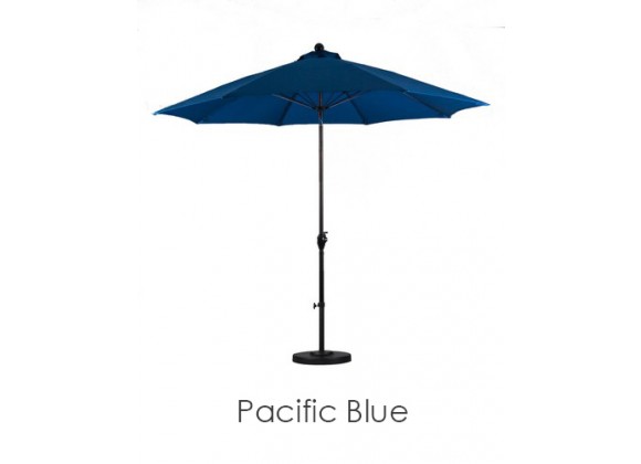 California Umbrella 9' WR Fiber Market Umbrella PT Bronze - Polyester