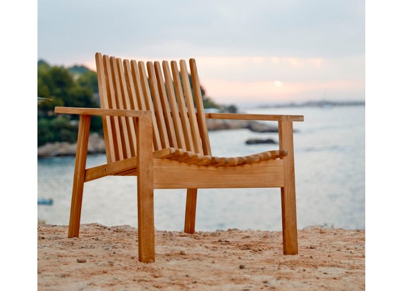 Cane-Line Amaze Lounge Chair, Stackable Outdoor
