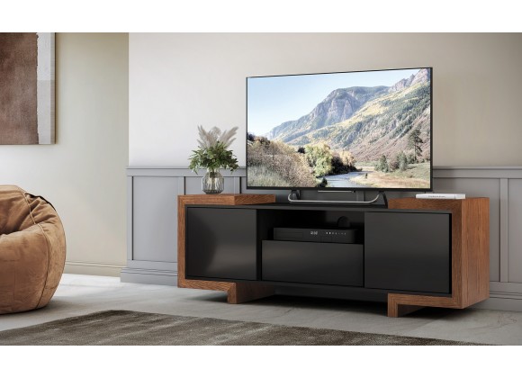 Furnitech 75" Contemporary TV Stand Media Console - Lifestyle