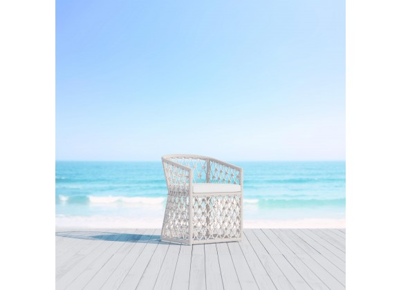 Azzurro Living Amelia Dining Chair With Polar Cushion - Lifestyle