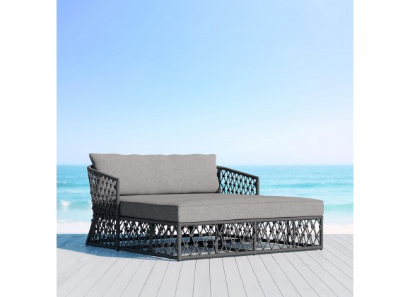 Azzurro Living Amelia Day Bed With Moon Cushion - Lifestyle