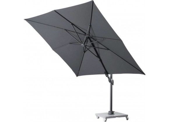 Amour Cantilever Outdoor 10ft Umbrella in Smoke Grey
