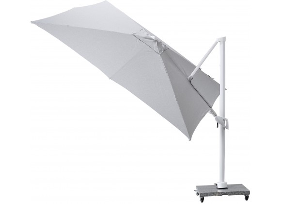 Amour Cantilever Outdoor 13ft Umbrella in Mouse Grey