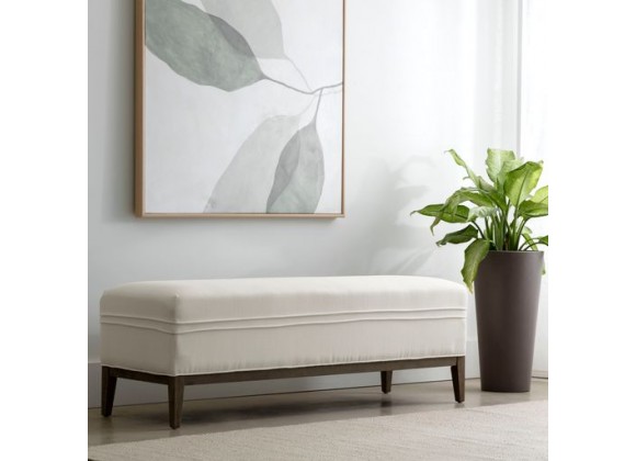 Sunpan Priscilla Bench - Linoso Ivory - Lifestyle