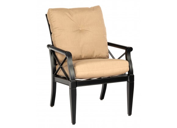 Woodard Andover Cushion Dining Arm Chair 
