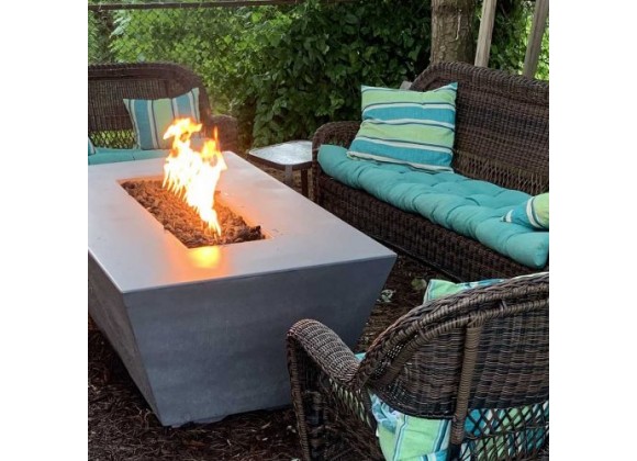 The Outdoor Plus Angelus 60" x 36" Fire Pit Close View