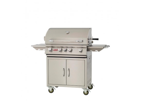 Bull BBQ Angus Complete Cart - Angled and Closed
