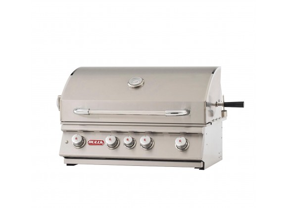 Bull BBQ 30" Angus Drop In Grill w/light LP/NG - 4 Burner - Angled