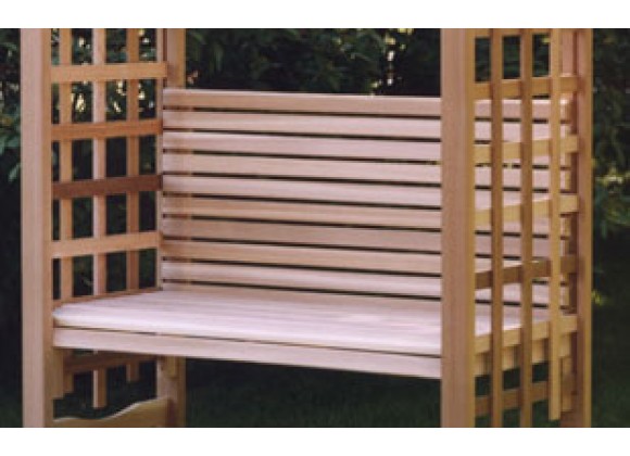 All Things Cedar Western Red Cedar Arbor Bench