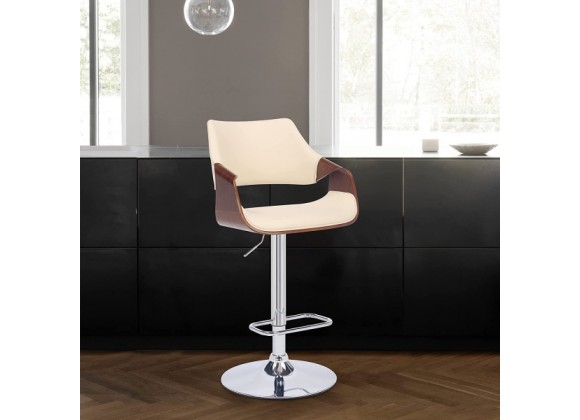 Armen Living Aspen Adjustable Swivel Bar Stool