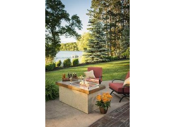 Outdoor Greatroom Company Artisan Fire Table - Lifestyle