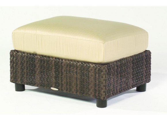 Woodard Aruba Wicker Ottoman