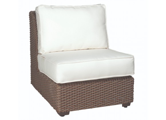 Woodard Augusta Armless Wicker Sectional Chair