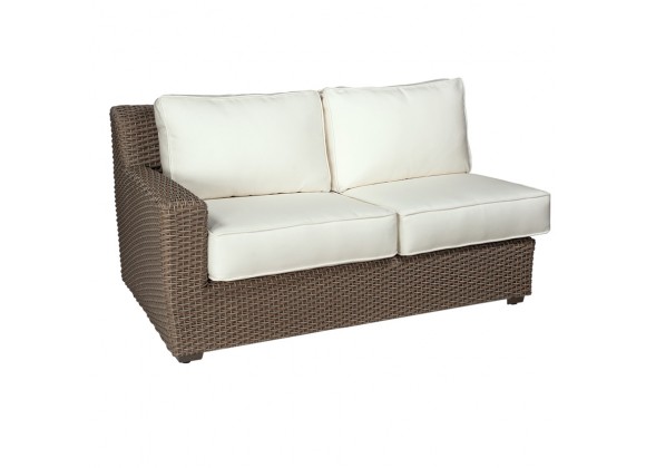 Woodard Augusta Right Arm Wicker Loveseat