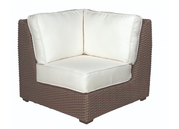 Woodard Augusta Wicker Corner Sectional Chair