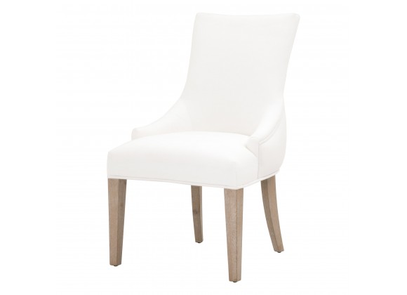Essentials For Living Avenue Dining Chair in LiveSmart Peyton-Pearl - Angled