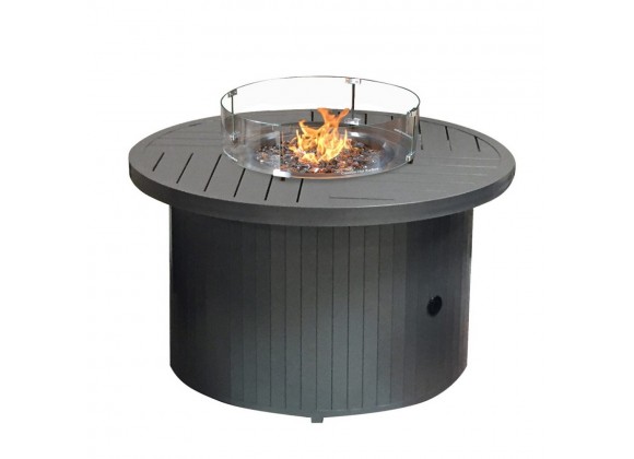 AZ Patio Heaters Glass Wind Screen - 22" Round - Lifestyle