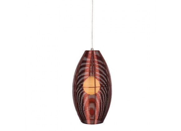 Bromi Lenox Lenox 1 Light Cone Maroon Pendant