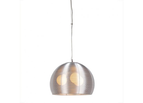 Bromi Lenox 3 Light Round Modern Silver Pendant