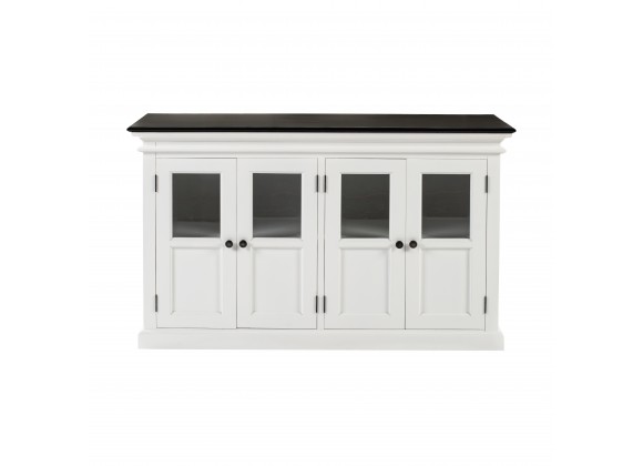 Nova Solo Halifax Contrast Buffet, with 4 Glass Doors - Front Angle