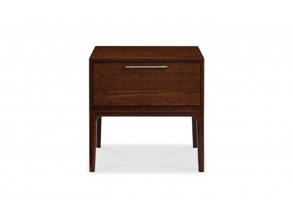 Greenington Mercury Nightstand, Exotic - Front Angle