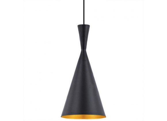 Bromi Berkley Black Single Light Pendant