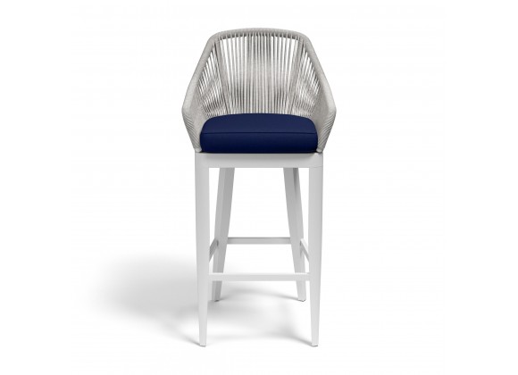 Miami Barstool in Echo Midnight w/ Self Welt - Front Angle