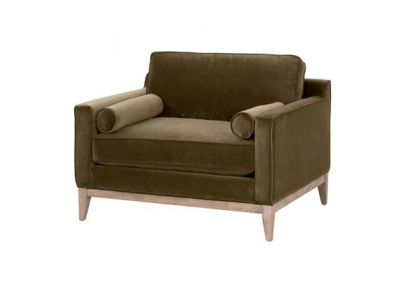 Essentials for Living Parker Post Modern Sofa Chair - Front Side Angle