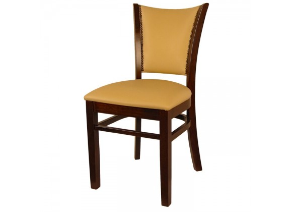 Wooden chair with back support cheap