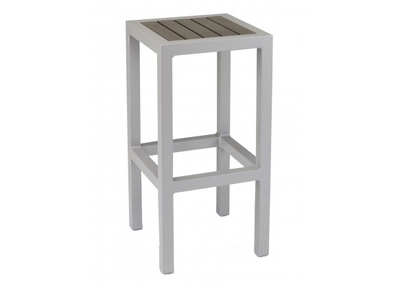 Aluminum Barstool - BAL-5602-BB - Gray