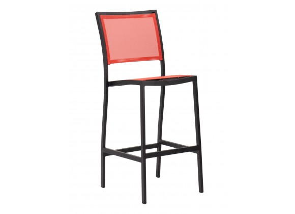 Aluminum Barstool - Red