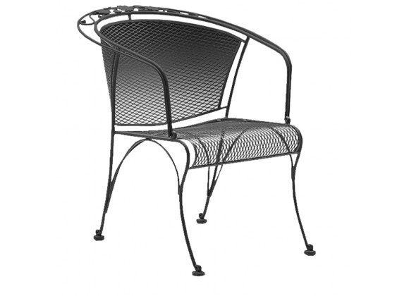 Woodard Barrel Dining Chair with Optional Seat Cushion