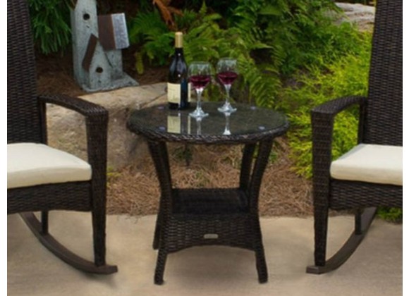 Tortuga Outdoor Bayview Side Table Pecan