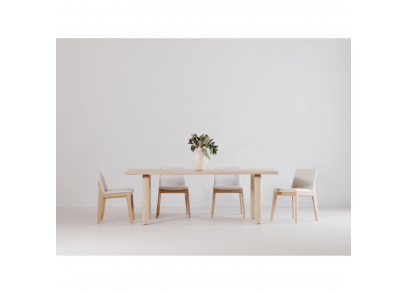 Moe's Home Collection Malibu Dining Table - White Oak - Lifestyle