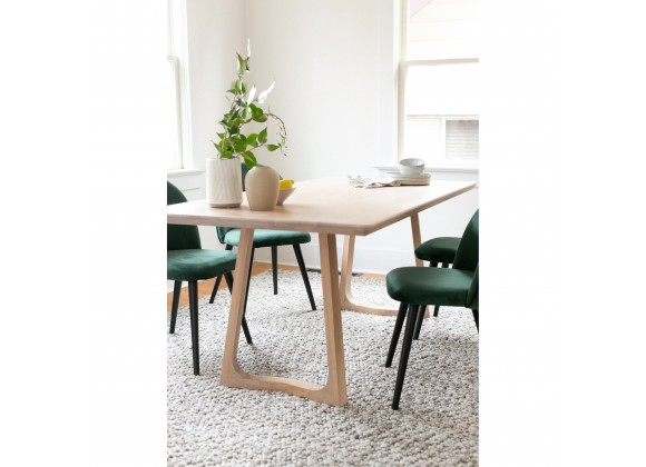 Moe's Home Collection Silas Dining Table in Oak - Lifestyle