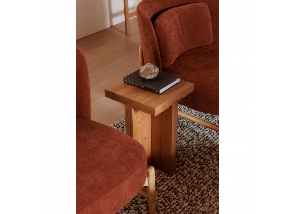 Moe's Home Collection Folke Side Table in Natural - Lifestyle