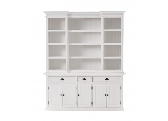 Nova Solo Kitchen Hutch Cabinet With 5 Doors 3 Drawers
