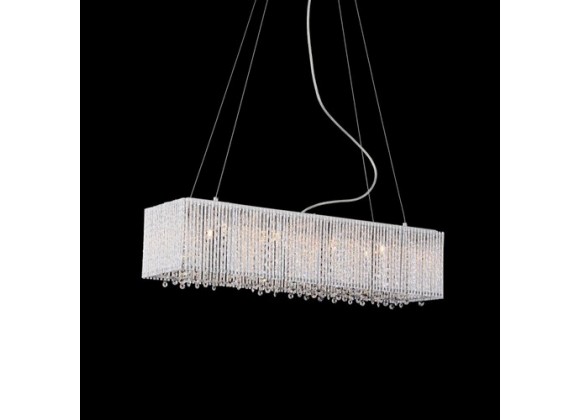 Bromi Crystalline Modern 8 Lights Crystals Chandelier