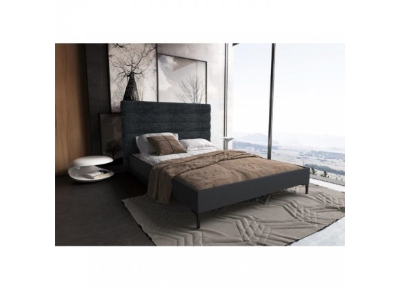 Manhattan Comfort Schwamm Full-Size / Queen Bed Grey