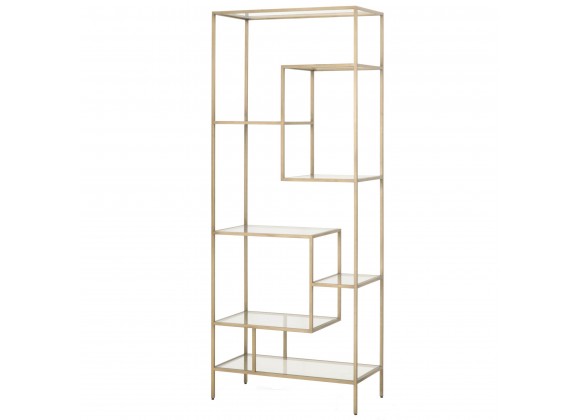 Essentials For Living Beakman Bookcase - Front Side Angle