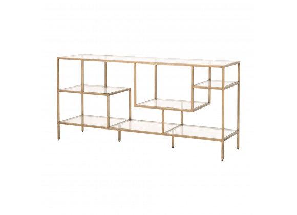 Essentials For Living Beakman Low Bookcase - Angled