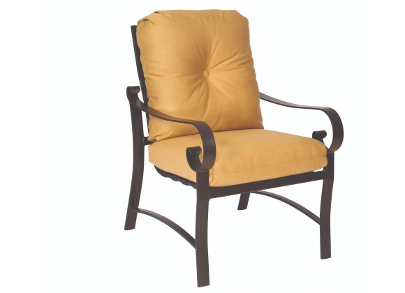 Woodard Belden Dining Arm Chair - Angled