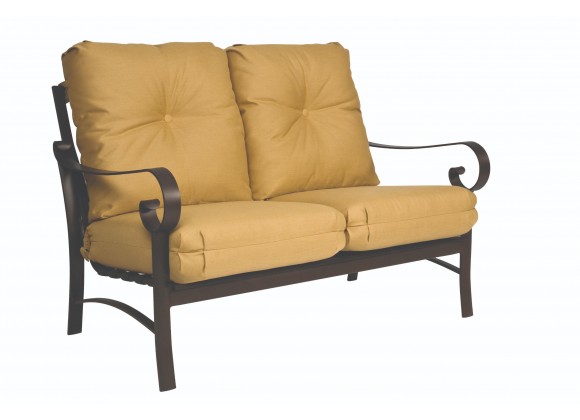 Woodard Belden Cushion Loveseat - Angled