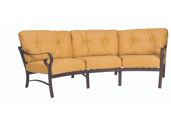 Woodard Belden Crescent Sofa - Angled